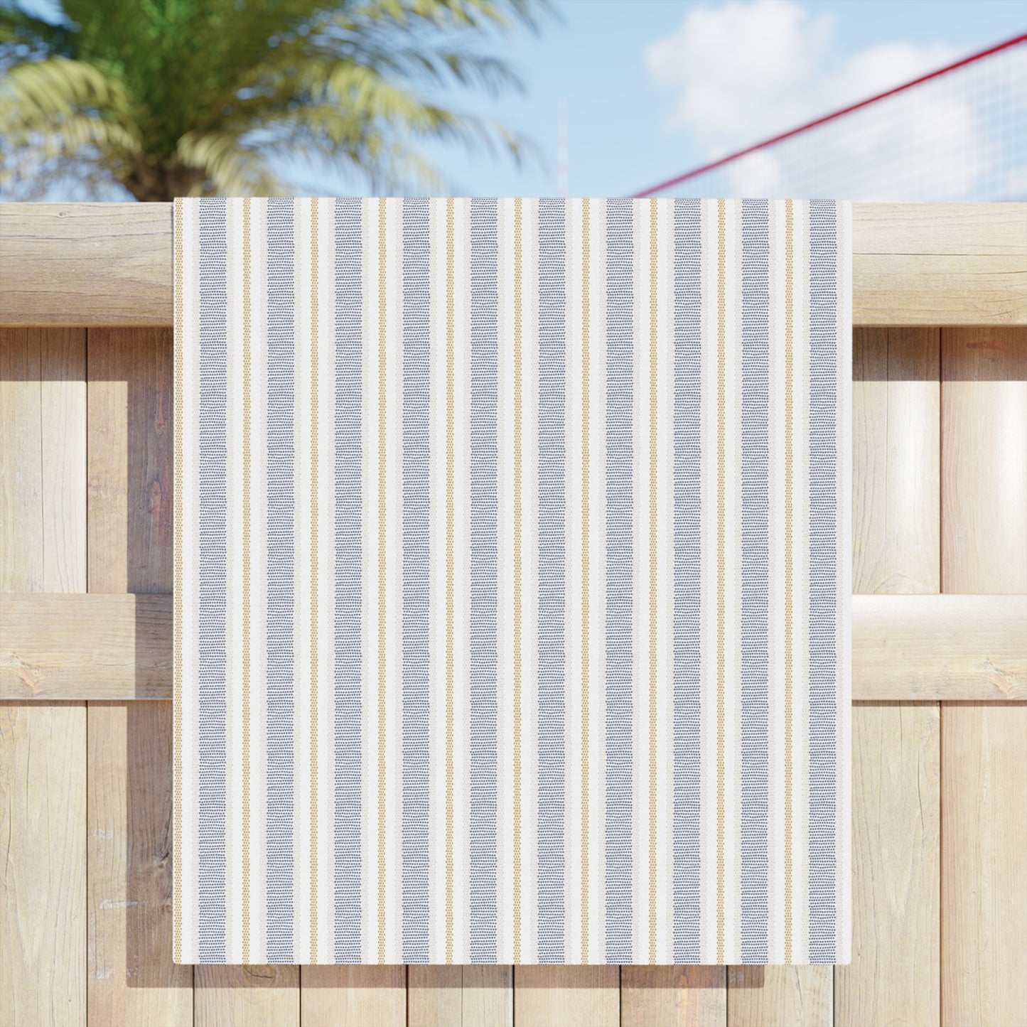 Striped Beach Towels - Coastal Chic, Perfect for Summer Fun, Pool Days, Gifts for Beach Lovers, Vacation Essentials, Sand-Free Towels
