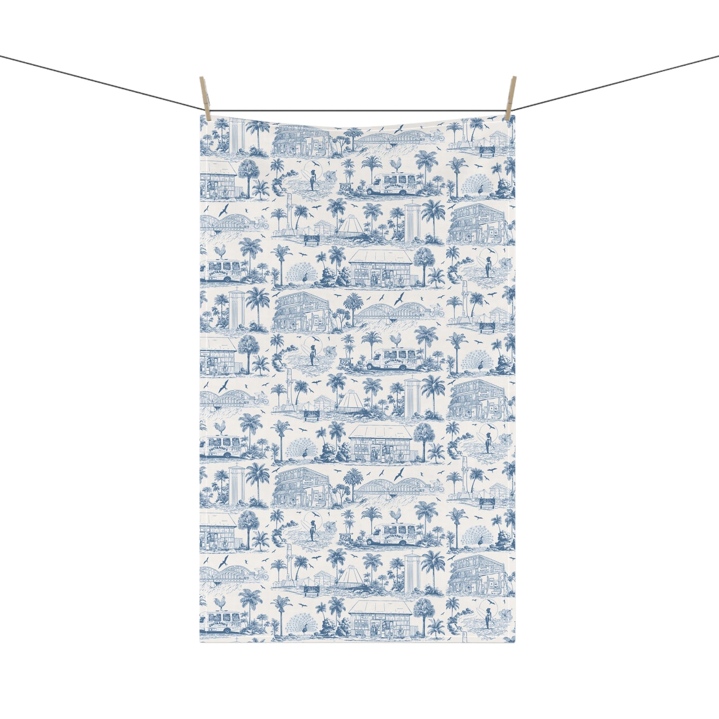 North Shore Tropical Linen Tea Towels