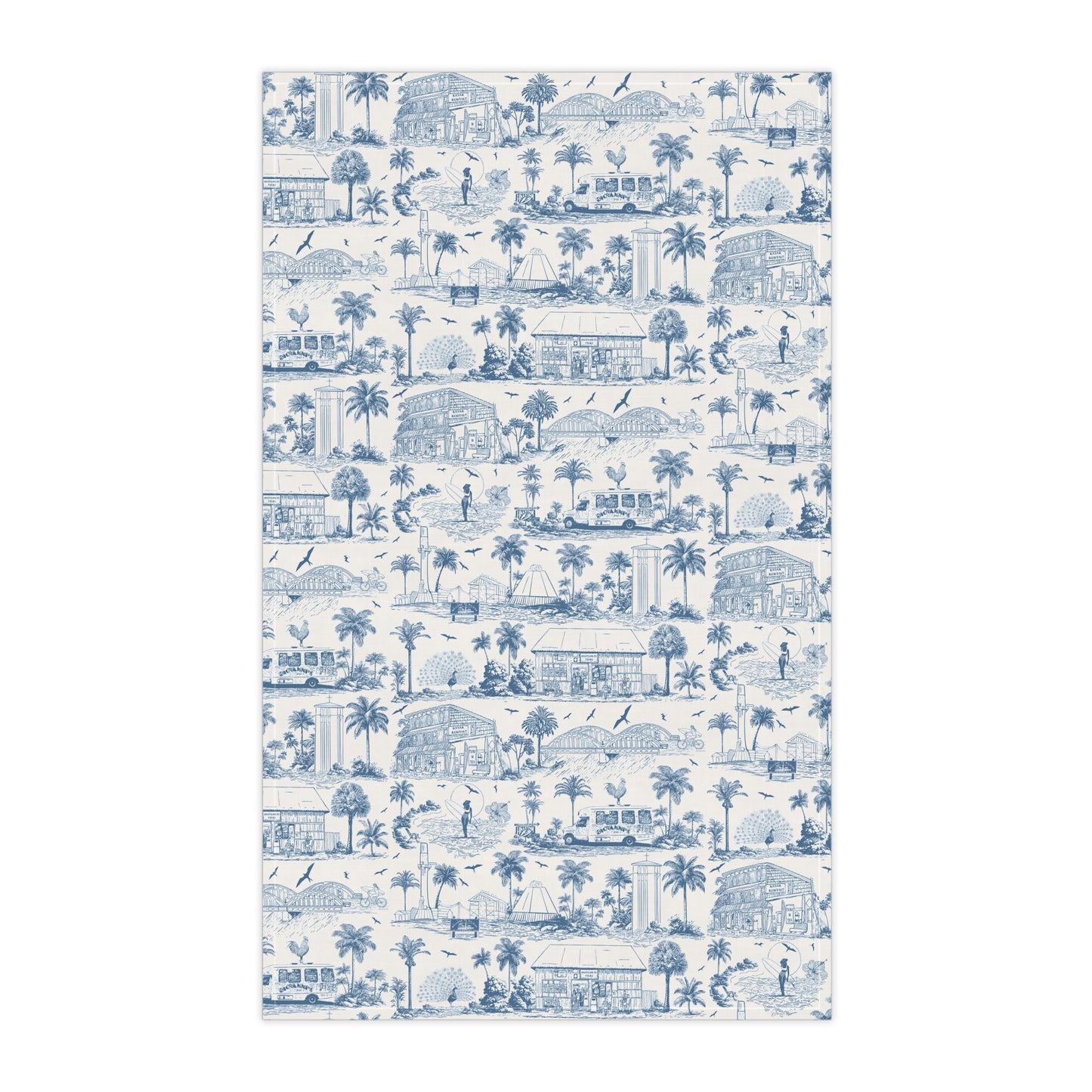 North Shore Tropical Linen Tea Towels