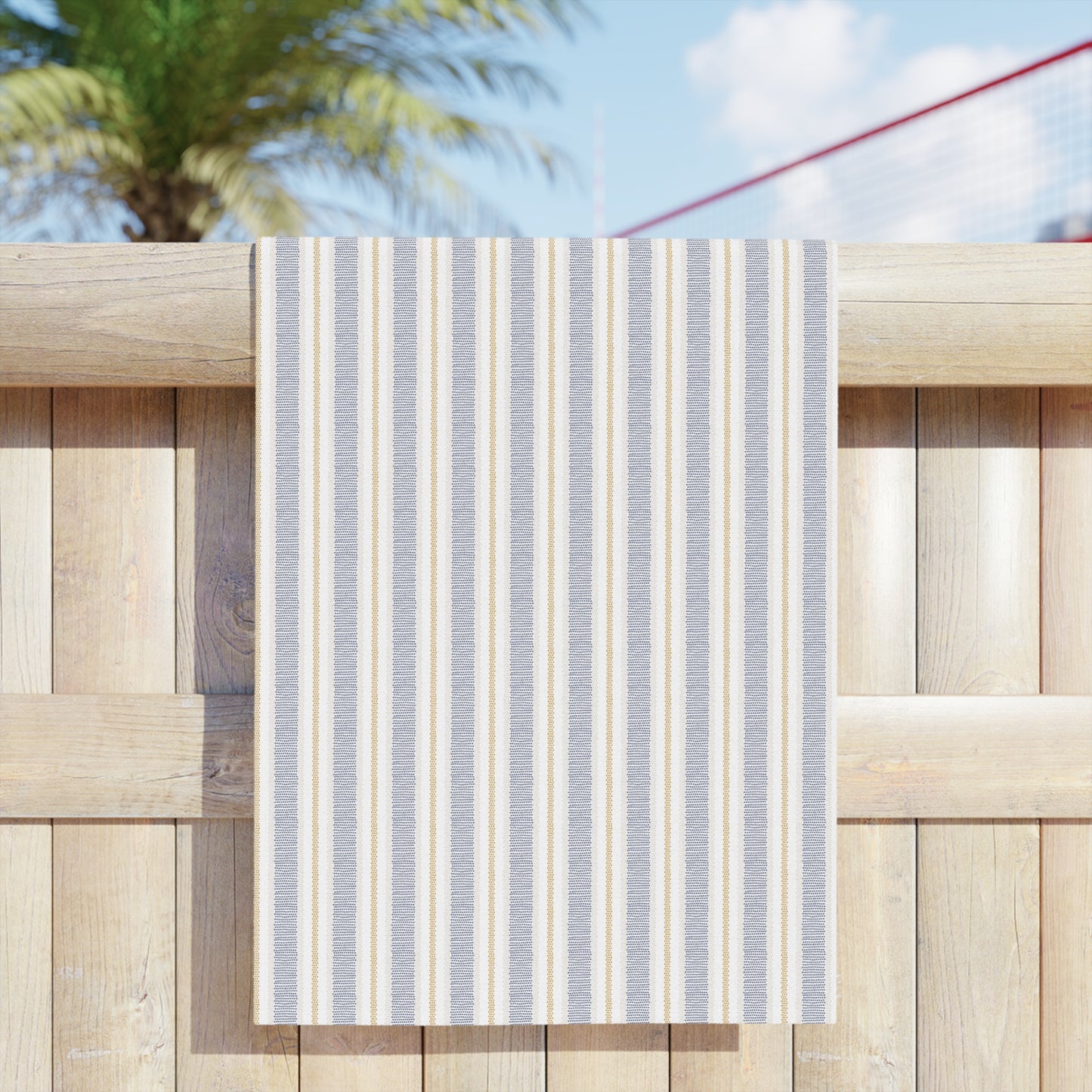 Striped Beach Towels - Coastal Chic, Perfect for Summer Fun, Pool Days, Gifts for Beach Lovers, Vacation Essentials, Sand-Free Towels