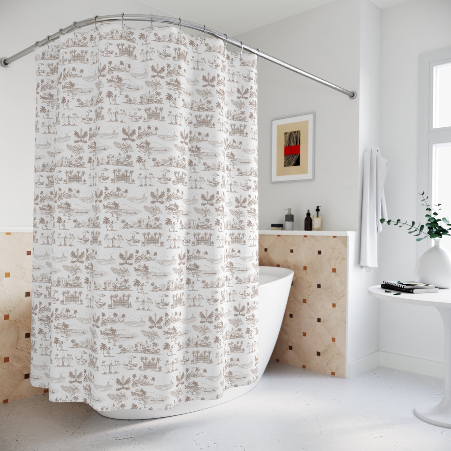 Waikiki Shower Curtains
