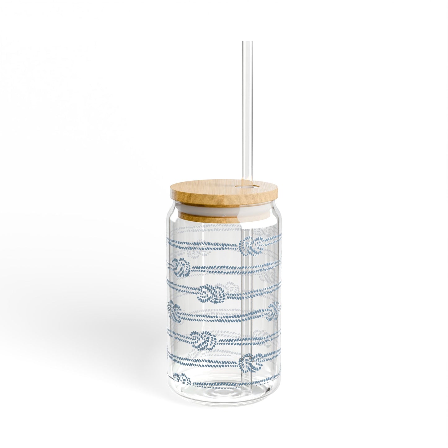 Aloha Rope Sipper Glass, 16oz