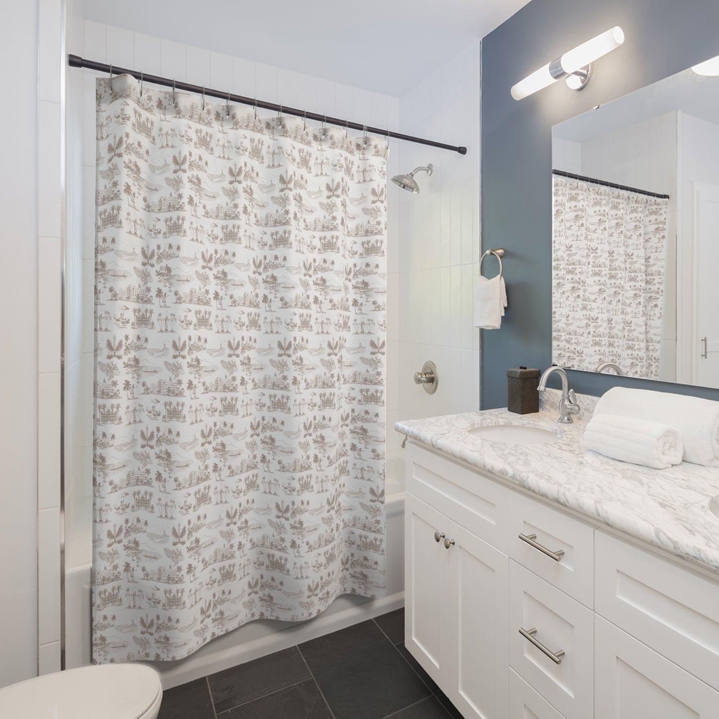 Waikiki Shower Curtains