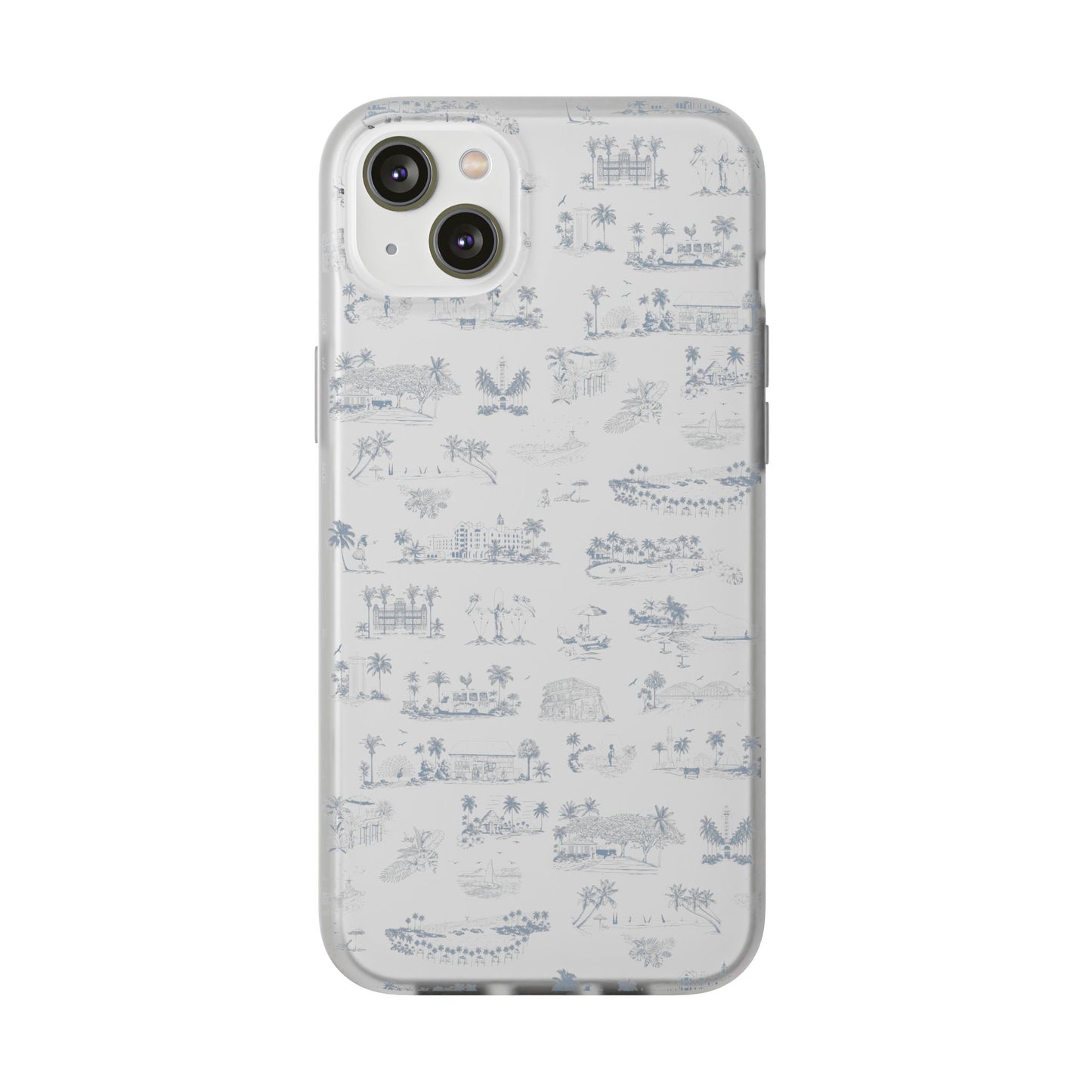 Oahu Transparent Cover for iPhone