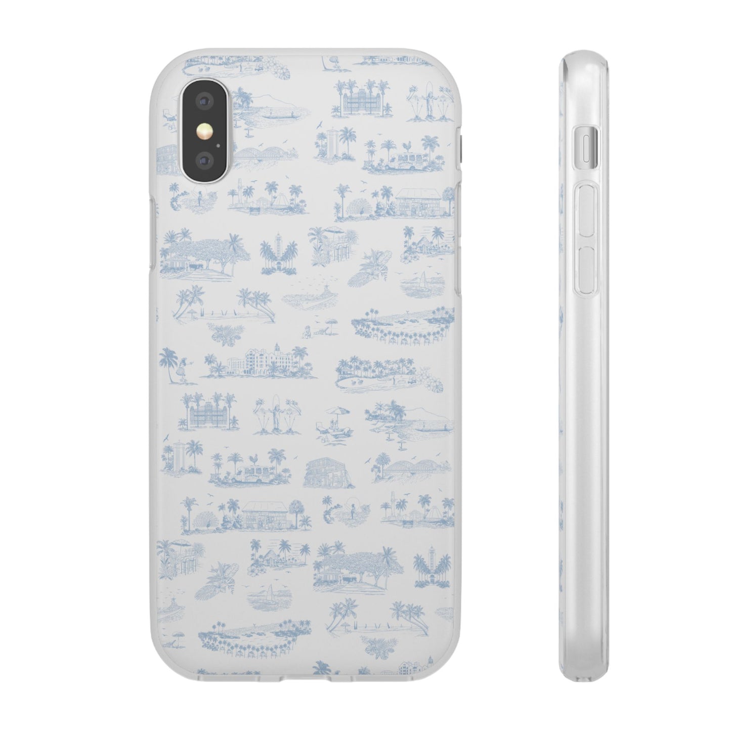 Oahu Transparent Cover for iPhone