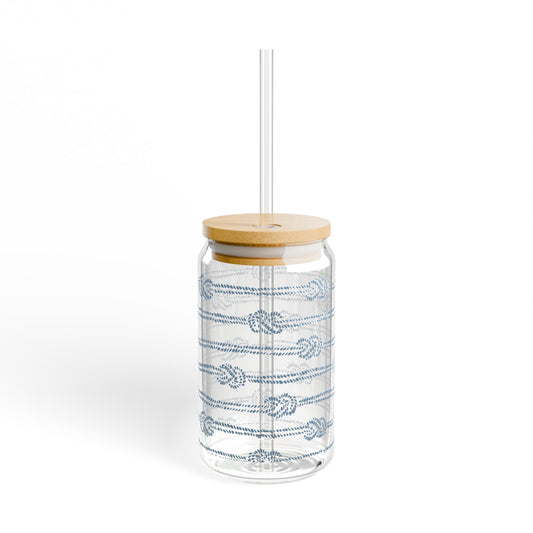 Aloha Rope Sipper Glass, 16oz