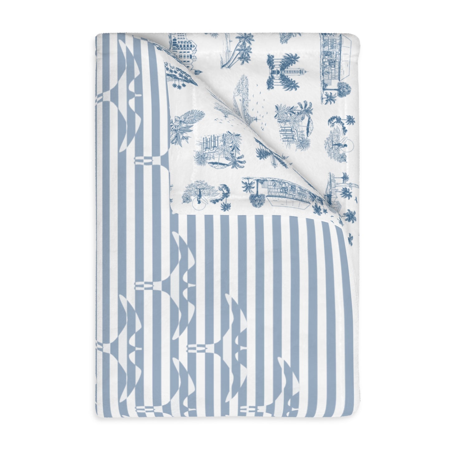 Iwa Bird Oahu Velveteen Microfiber Blanket