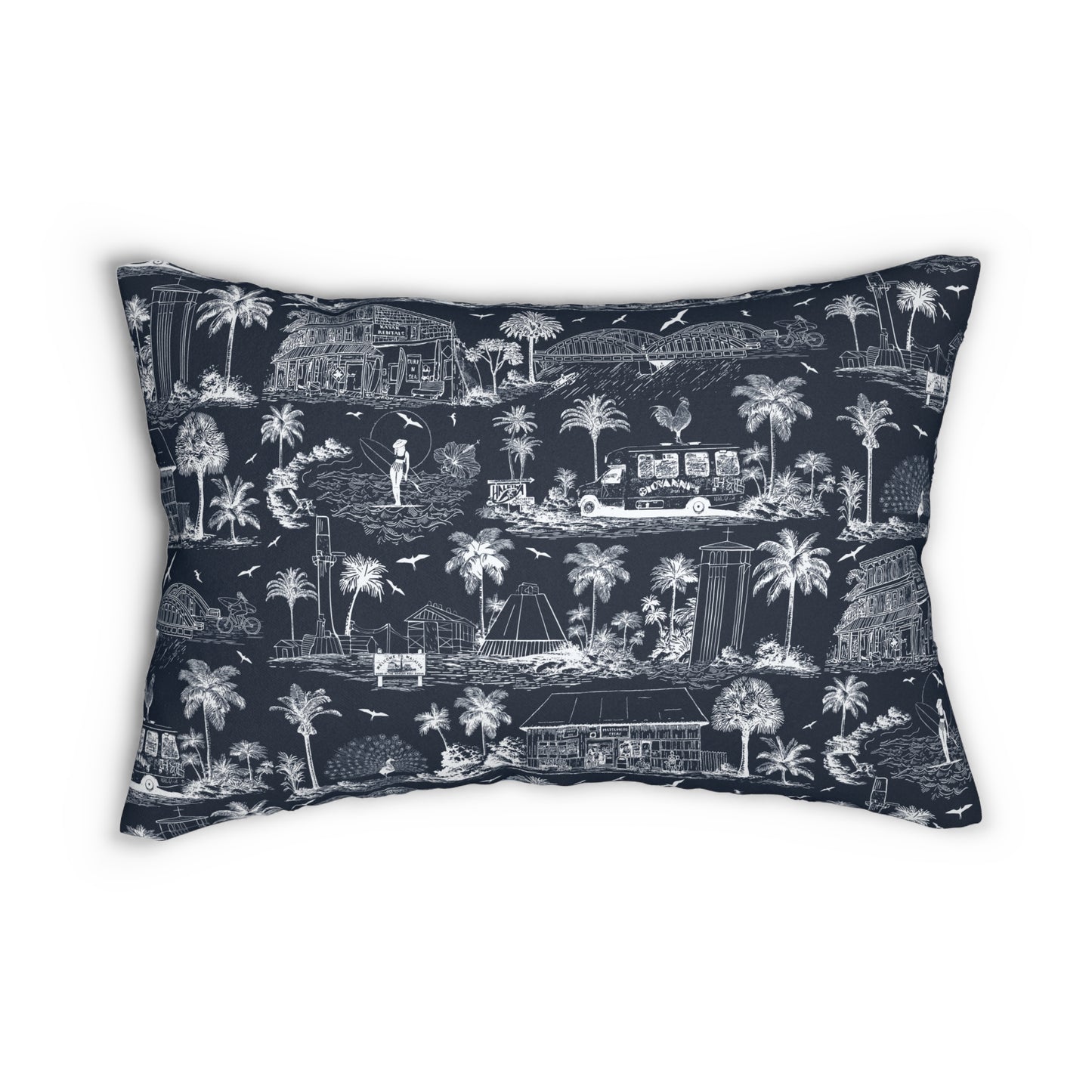 North Shore Throw Pillow Navy with insert