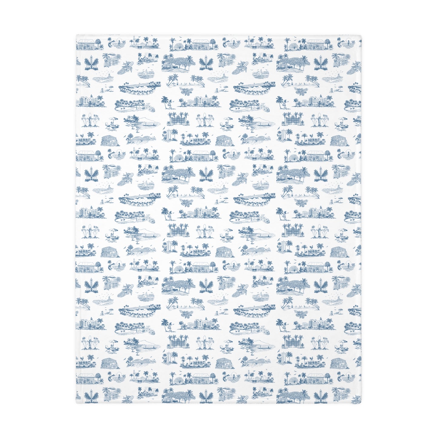 Iwa Bird Oahu Velveteen Microfiber Blanket