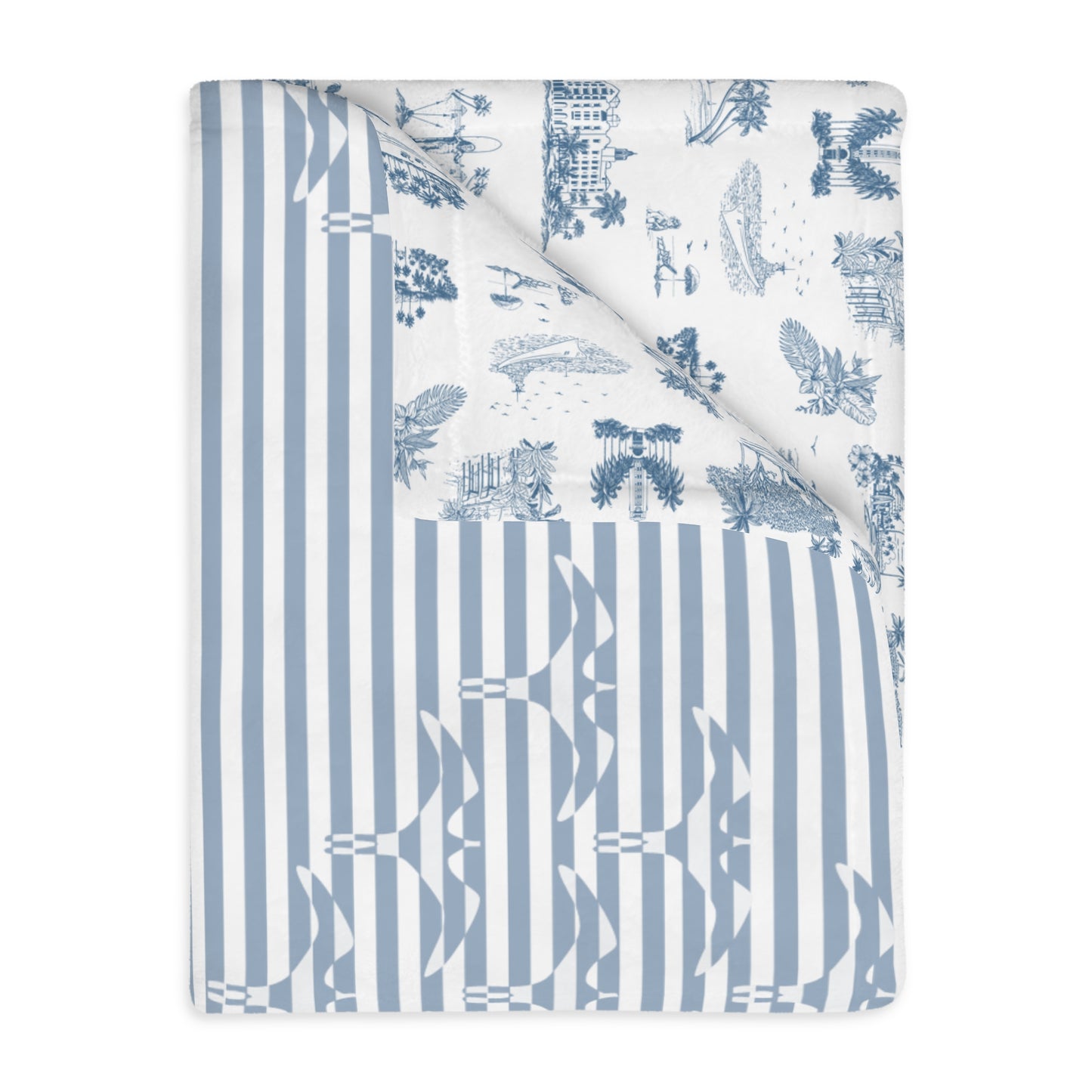 Iwa Bird Oahu Velveteen Microfiber Blanket