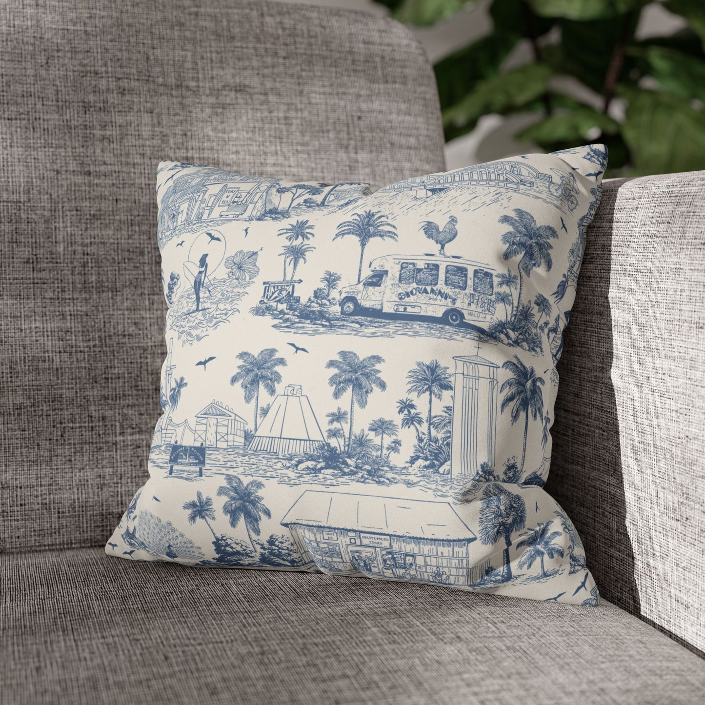 North Shore Faux Suede Pillowcase Cream without filler