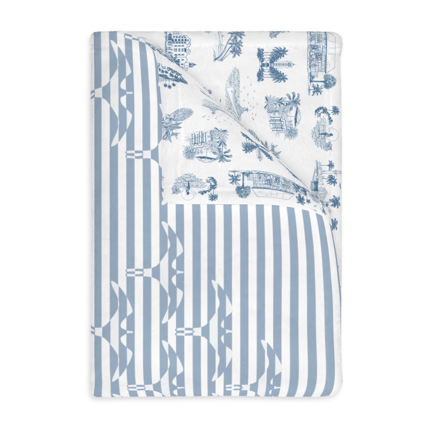 Iwa Bird Oahu Velveteen Microfiber Blanket